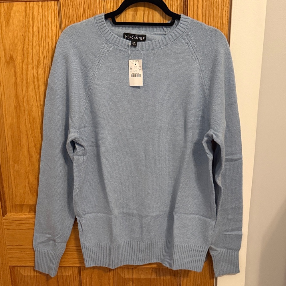 J. Crew Light Blue Crewneck Sweater